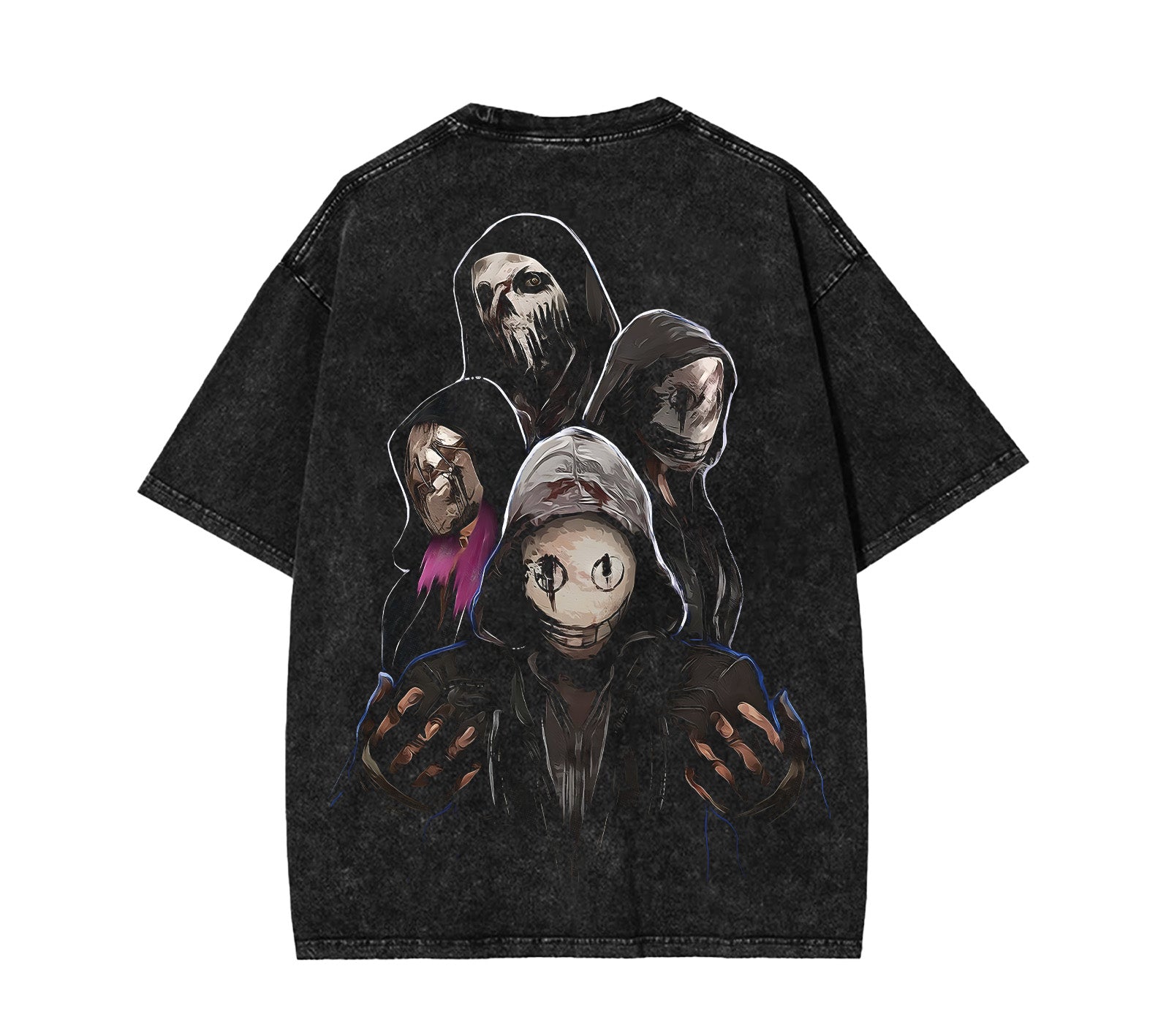 The Legion Dead by Daylight Horror Washed Tee [TPR] - Image 3